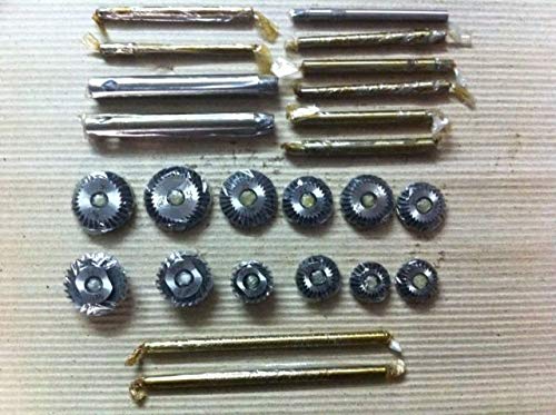 Ai Innovations New Valve Seat Cutter Set - 12 Cutter Carbon Steel Set - Vintage Car Bike Engine #TOP1