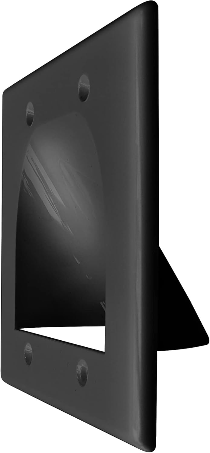 【直営店セール】BestMounts - 壁ケーブル管理 テレビコードハイダー 壁マウントテレビ用 - 埋め込み式壁プレート ケーブルパススルー -人気モデル
