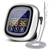 Vedozo Digital Meat Thermometer for Cooking, Instant Read LCD Touchscreen Food Thermometer with Long