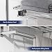 Eridanus Estante de Toallas, Toallero Doble de Acero Inoxidable SUS304 de Pared,...