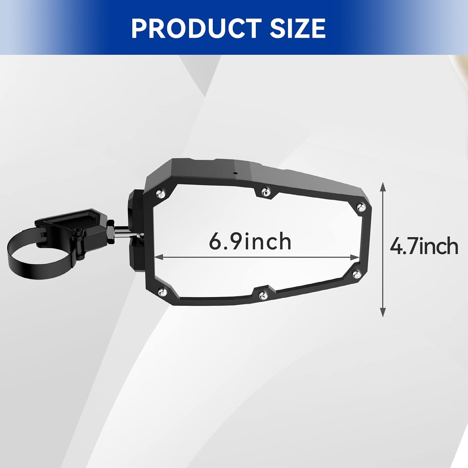 UTV Side Mirrors with 1.65" -2" Roll Bar, TXZSXS RZR Side Mirrors Compatible with Polaris RZR, Can Am Maverick X3, Kawasaki Teryx, Talon, Arctic Cat Wildcat, Gator, CFMOTO, Pioneer Rhino, Yamaha YXZ