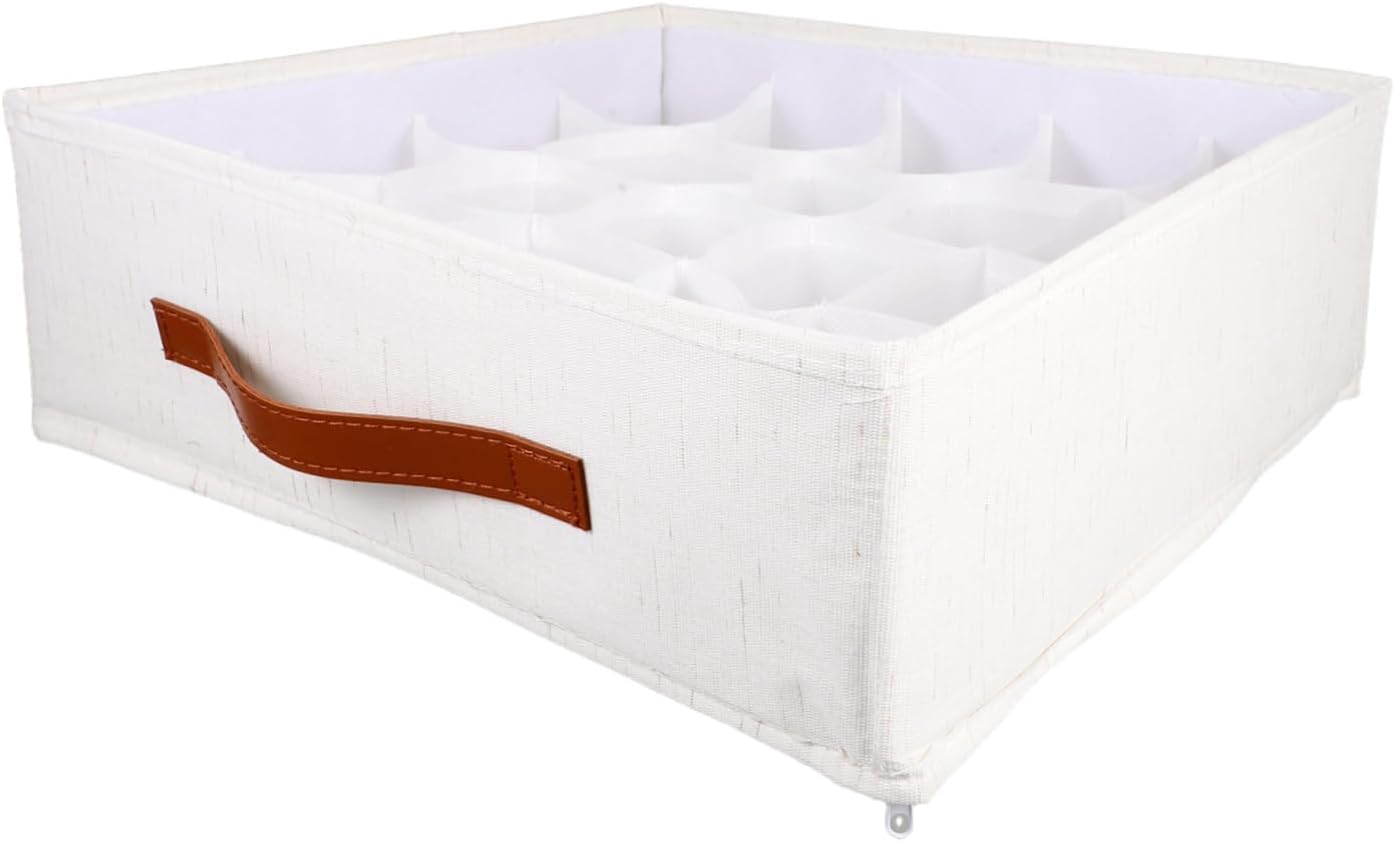 Garneck 2pcs Foldable Organizer Versatile Closet Storage Dividers for Socks Ties Underwear and Accessories Design for Home and Travel