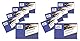 Avery Zweckform 222-10 Fahrtenbuch für PKW (A6 quer, 40 Blatt) 10er Pack, weiß (10 Stück)