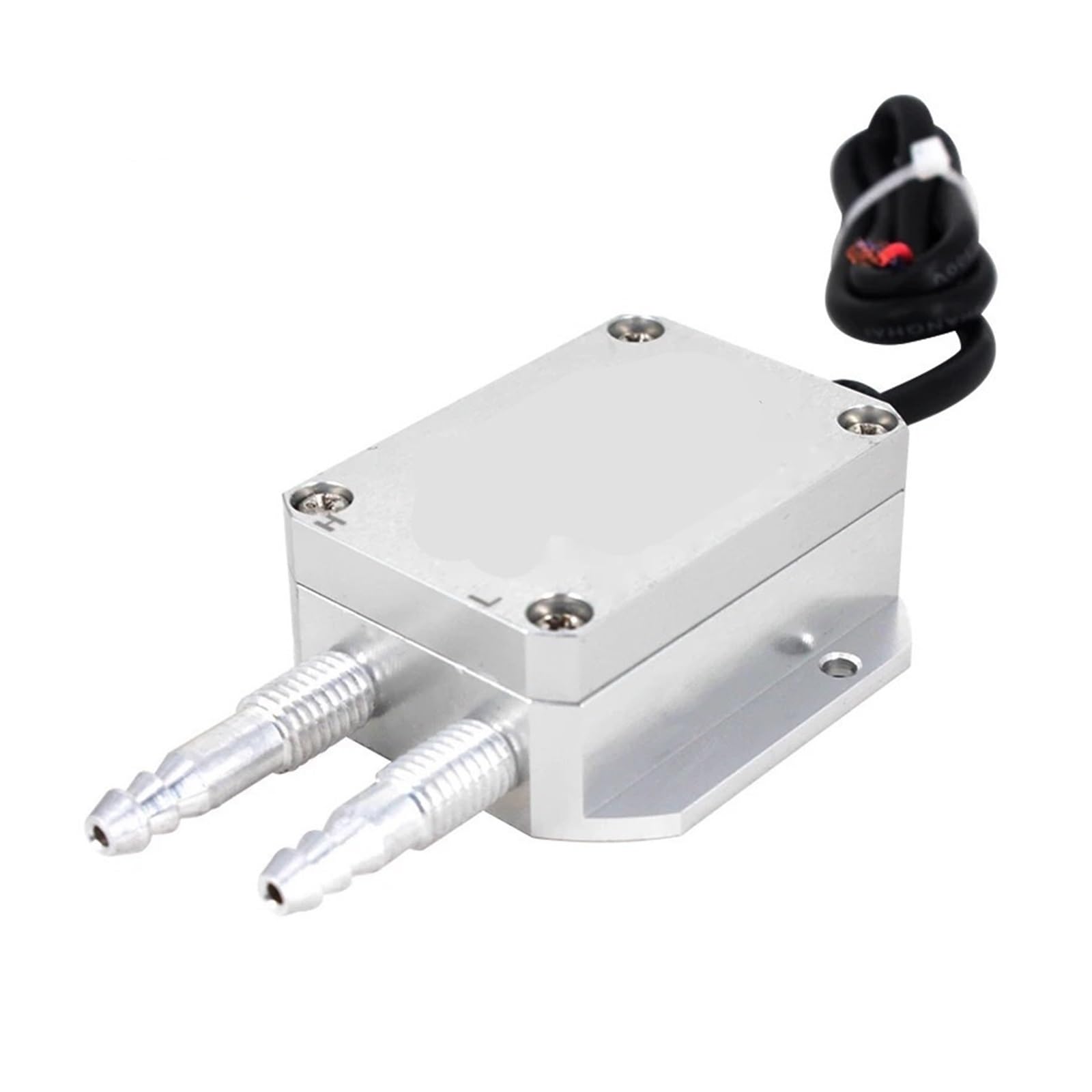 Sensor de presión de Aire LCD RS485 de 4-20mA, transmisor Digital de presión diferencial de Viento, transmisor de presión de Gas de 50-0-50Kpa(4-20mA Output,0-10Kpa)