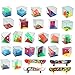 28 Mini Giochi di Puzzle Set, 24 Puzzle, 4 Mini Skateboard per Dita, Diversi Livelli di Giochi, Giochi di Livello Diverso, Perfetti per Adulti o Bambini (28 Mini Puzzle) (28 Mini Puzzle)