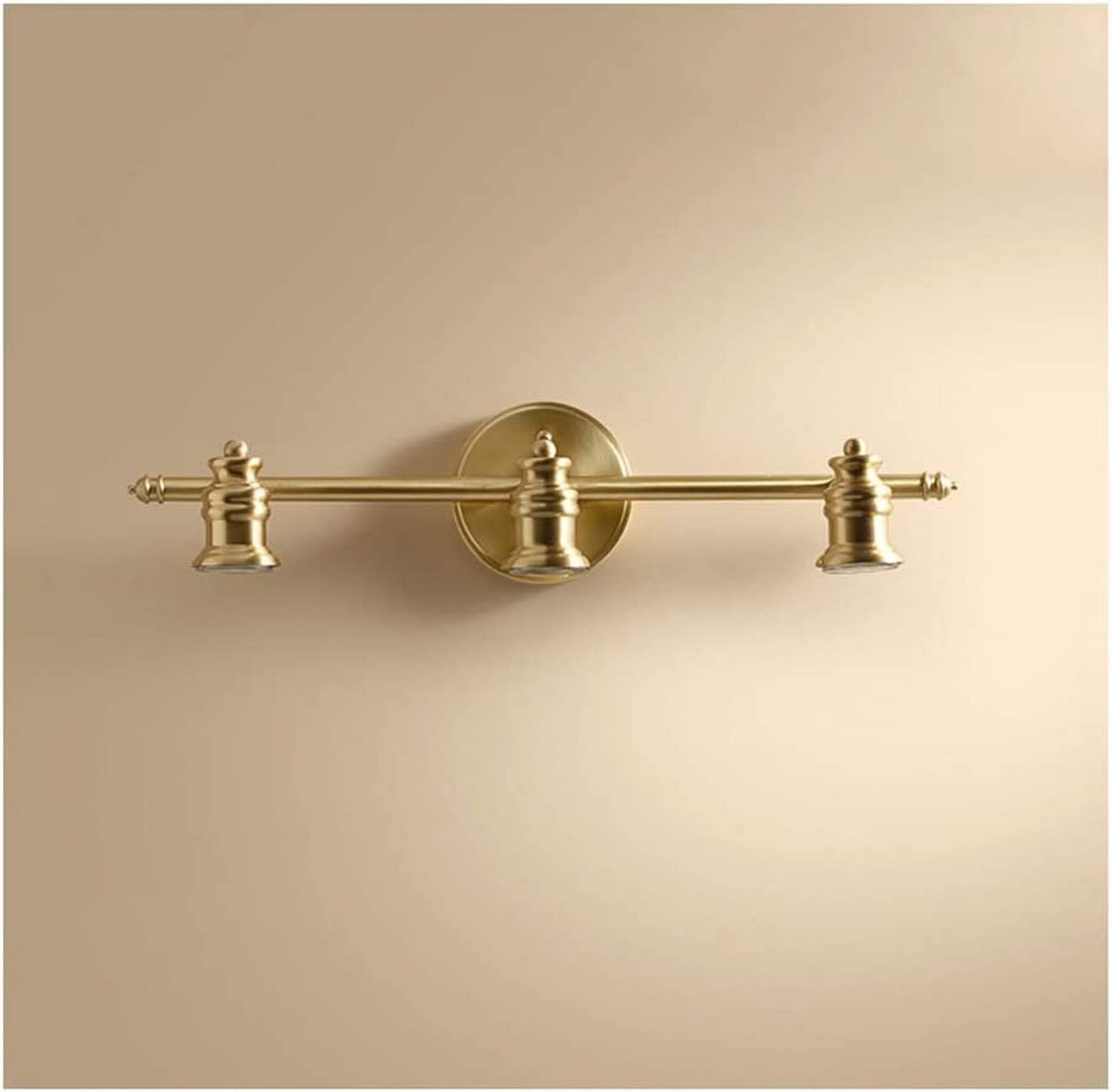 ASerZenith Led Wall Sconce, Led Vanity Lamp,Bathroom Led Mirror Cabinet Copper Lamp Copper Lamp Wall Bedside Decor Lamp(White Light)
