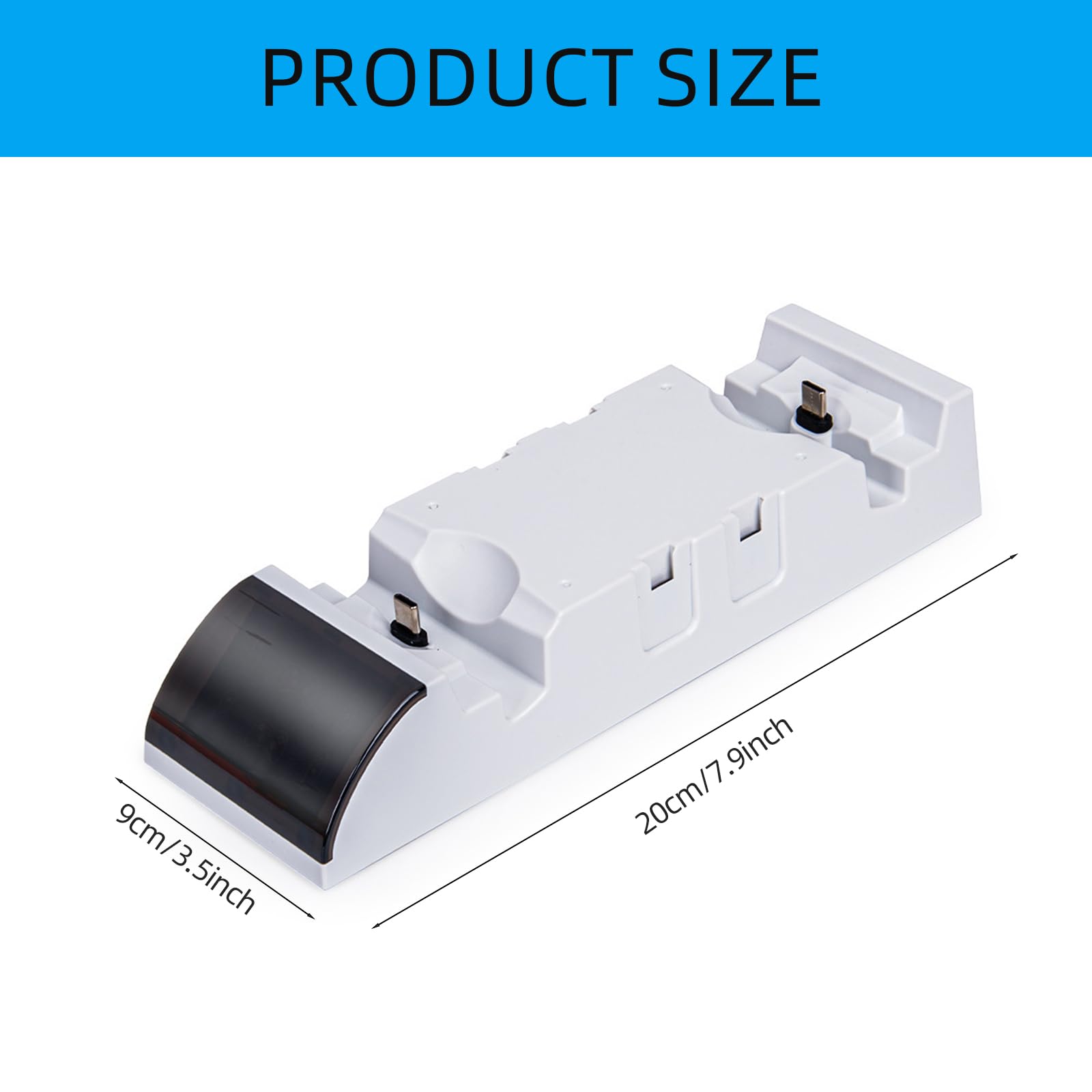 6 In 1 Dock Station Controller Supporto di Ricarica Veloce Supporto di Ricarica Rack per Maniglia