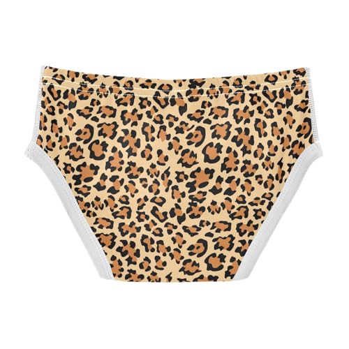 Boys' Underwear Cotton Little Boys Leopard Print Briefs Soft Toddler Underwear 2T-8Y2