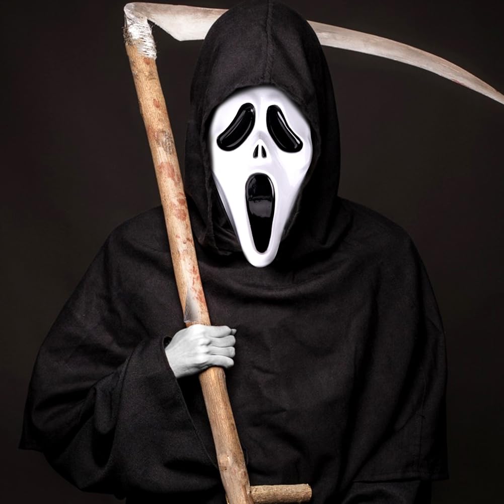 Halloween Scary Masks, 6 PCS Scream Masks for Adults/Kids, Skull Cosplay Mask - Image 4