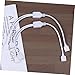JECOMPRIS 1 Set LED Strip Connector Kit Weld Connection Line for Strip Lamps Easy to Install No Tools Required for Home Decoration and Illumination
