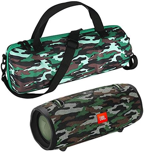MASiKEN Hard Carry Case Compatible for JBL Xtreme 2 and Xtreme 3 Portable Bluetooth Waterproof Speaker (Camouflage)