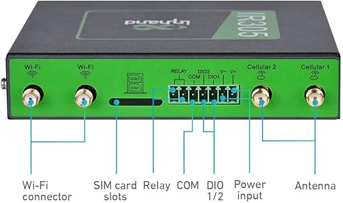 Miniatura 2 de InHand Networks IR305 Industrial Iot LTE 4G VPN, 5 puertos Ethernet, Dual Sim, Wan failover, puerto serial, conexión remota, enlace de respaldo,