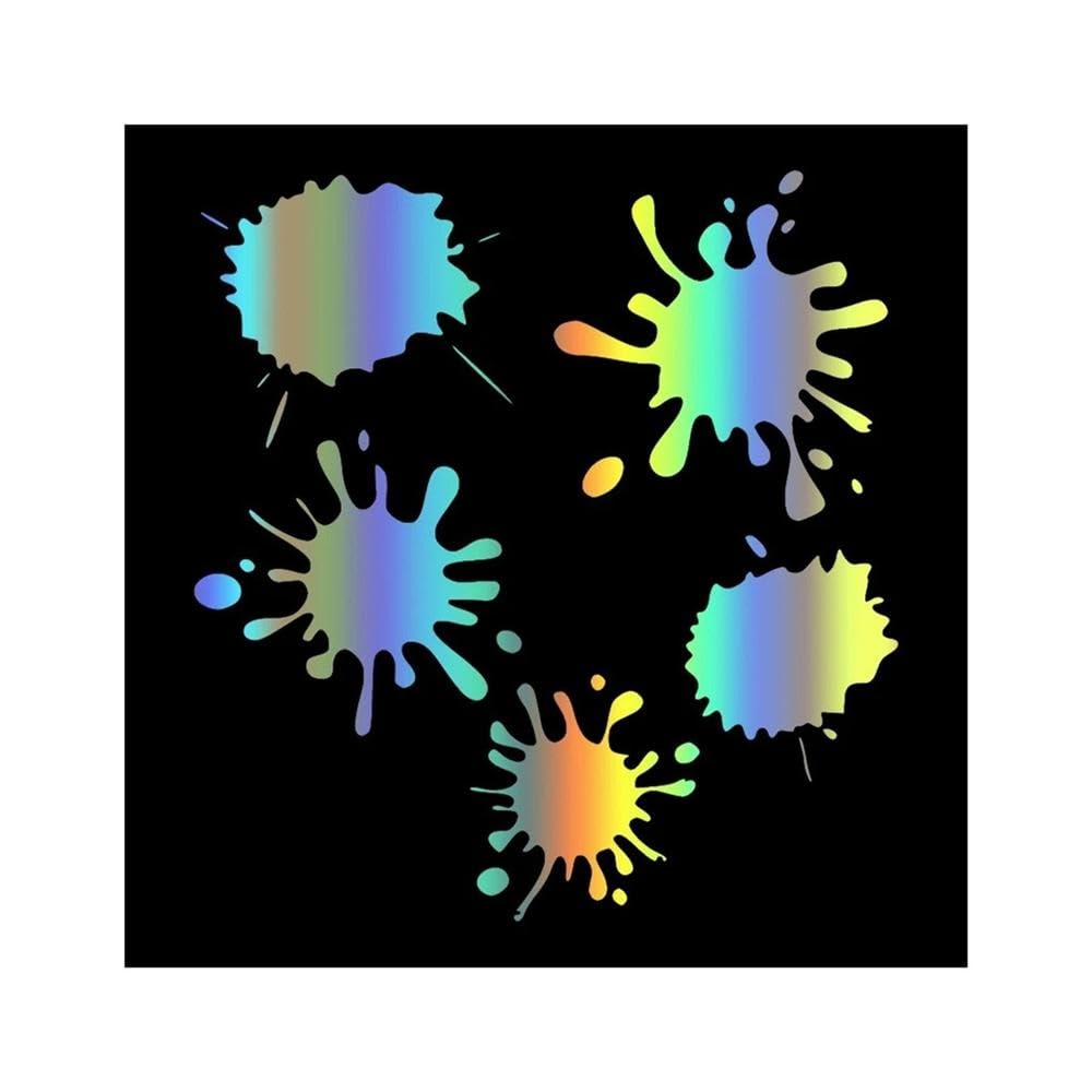 18.8 * 20cm Set of Blots Car Sticker Vinyl Decal Car Auto Stickers for Car Bumper Window Car Decor(Laser)