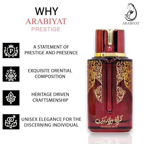 Image of Arabiyat Cranberry Musk EDP 100 ml - Fresh Unisex Fruity Floral Perfume with Cranberry, Jasmine & Vanilla, Long‑Lasting Natural Spray Vaporisateur