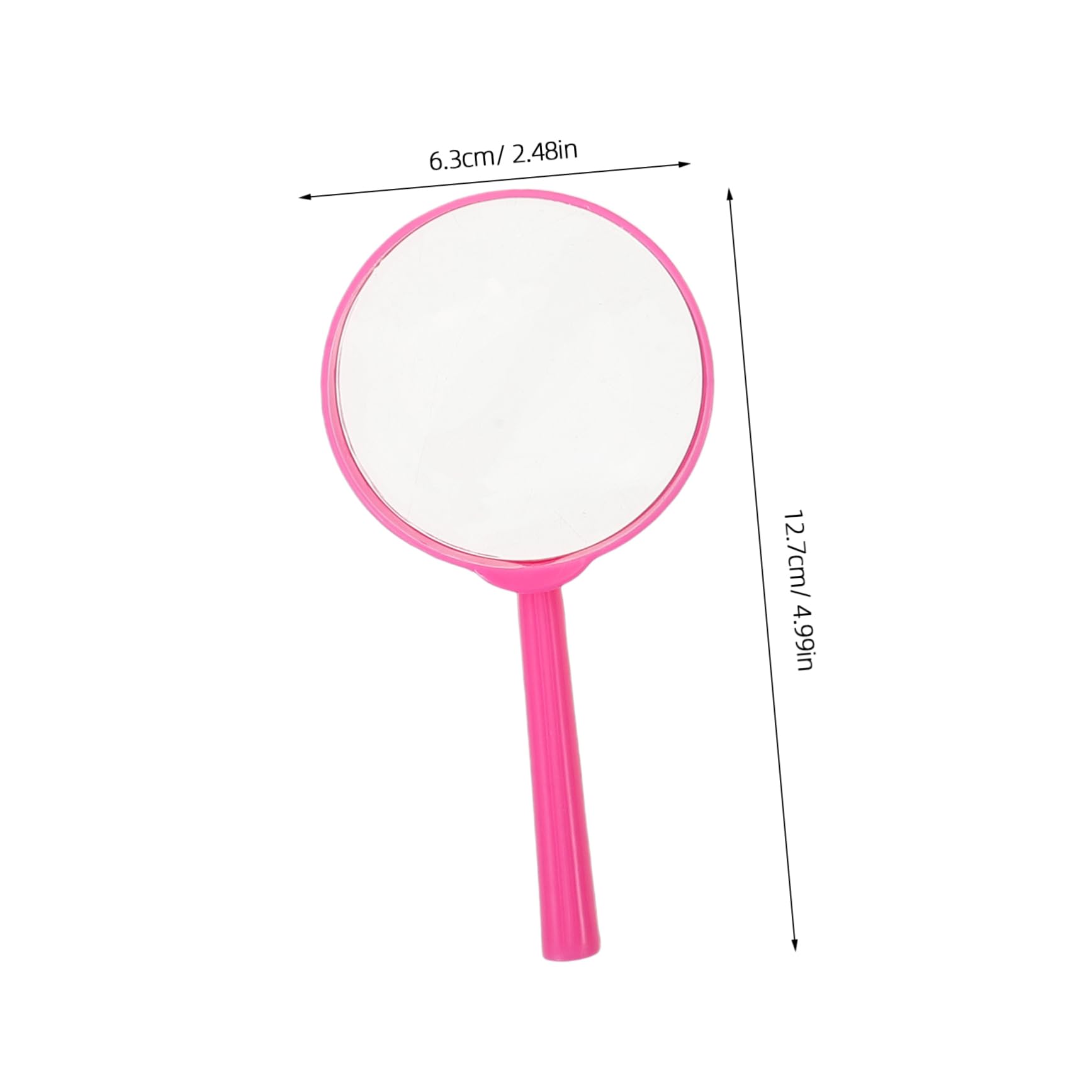 KOMBIUDA 6pcs Magnifying for Handheld Magnifiers Blue Green Pink Yellow for Nature Exploration Science Projects and Learning Activities