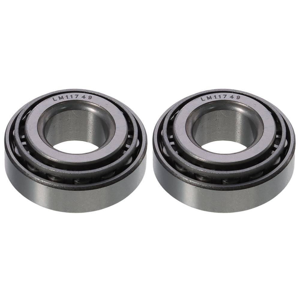 SHUATI Wheel Tapered Bearings 2pcs Tapered Roller Bearing,Durable Chrome Steel Cone and Cup Set(LM11949/LM11910)