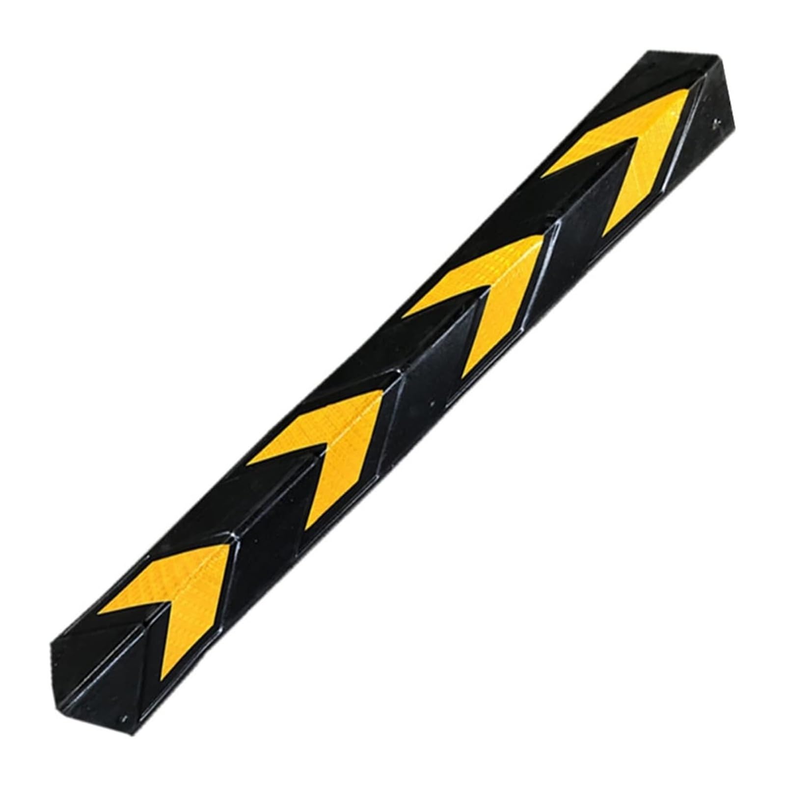 Protections d'angle pour Table Safety Edge, Protections d'angle en Caoutchouc réfléchissantes, Noir et Jaune, 80x10x(0.6-1) cm for Le stationnement, 1/2/5/10/15 pièces(10pcs - 80x10x0.6cm)