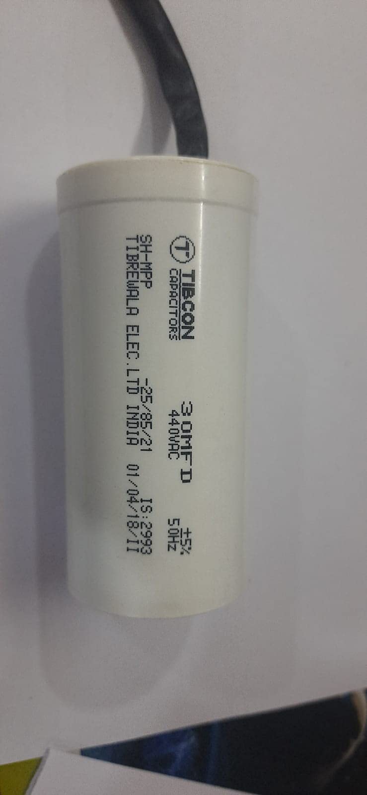 Pmw - Tibcon Capacitor - 30 MFD Capacitor - 440 VAC - 1 Piece