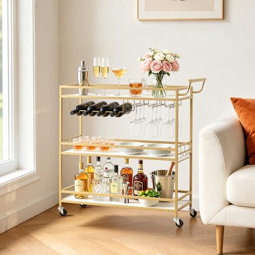 VEVOR 3-Tier Bar Cart