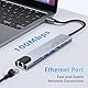 Avigers USB C Hub (8-in-1), USB C Multiport Adapter mit 100W PD, 4K HDMI, SD&TF Kartenleser, USB 3.0, Ethernet LAN Adapter für MacBook Air/Pro, Huawei, Dell und mehr