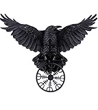 Material: Metall Dark Dreams Gothic Witchy Hexe Rune Rabe Krähe Hugin Munin Haarspange Hairclip Haarschmuck Asatru