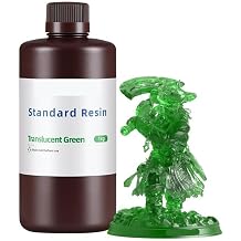 Standard Resin 405nm UV Resin LCD 3D Printer Photosensitive Resin for Photon Mono 7 Pro Figurines 3D Printing Materials1KG Tran-Green
