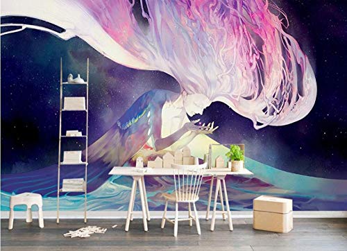Papier peint panoramique moderne grand format soie abstrait 400x280