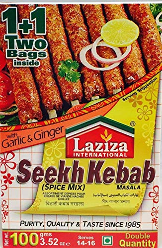 Laziza Seekh Kebab Mezcla de especias Masala 100g