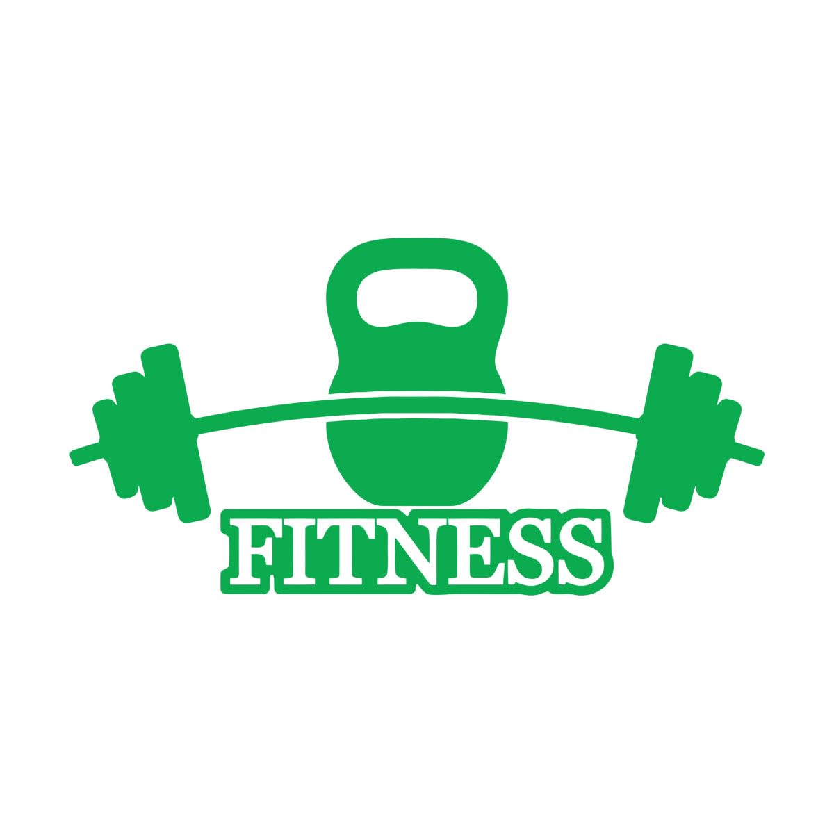 Workout Motivational Crossfit Logo Gym Wall Decal Motivational Fitness Health Wall Sticker for Gym Decor Vinyl Art Decals Large - 48x91cm — image 1