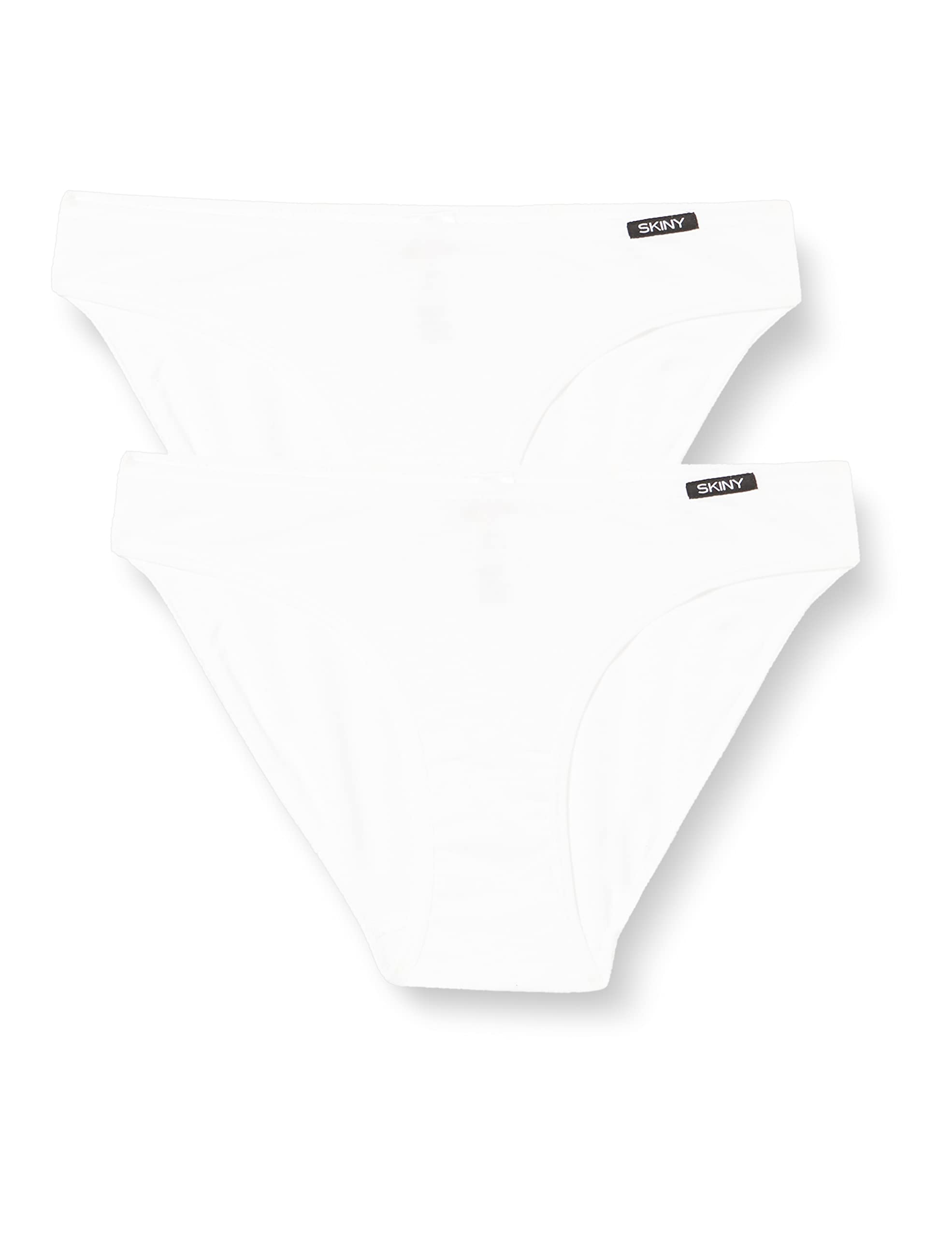 Skiny Women's Advantage Cotton Rio Briefs DP Briefs (Pack of 2), White (0500 White), 18 (Brand size: 44)