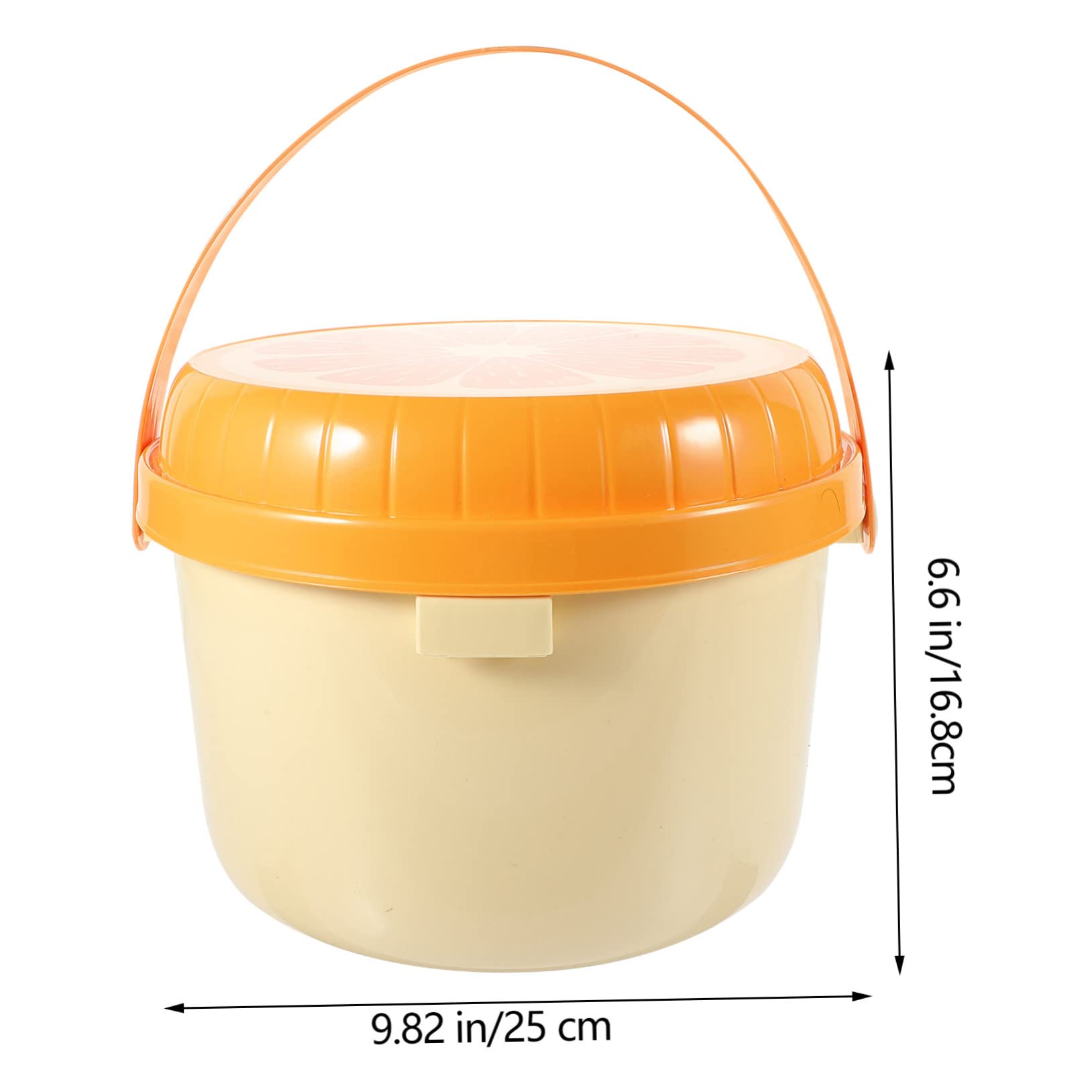 MUELODSIC Creative Toy Storage Bin Lightweight Portable Organizer Case for Home Office and Schools Efficient Toy Organization Handle for Boys and Girls Playrooms and Outdoor Travel Stylish