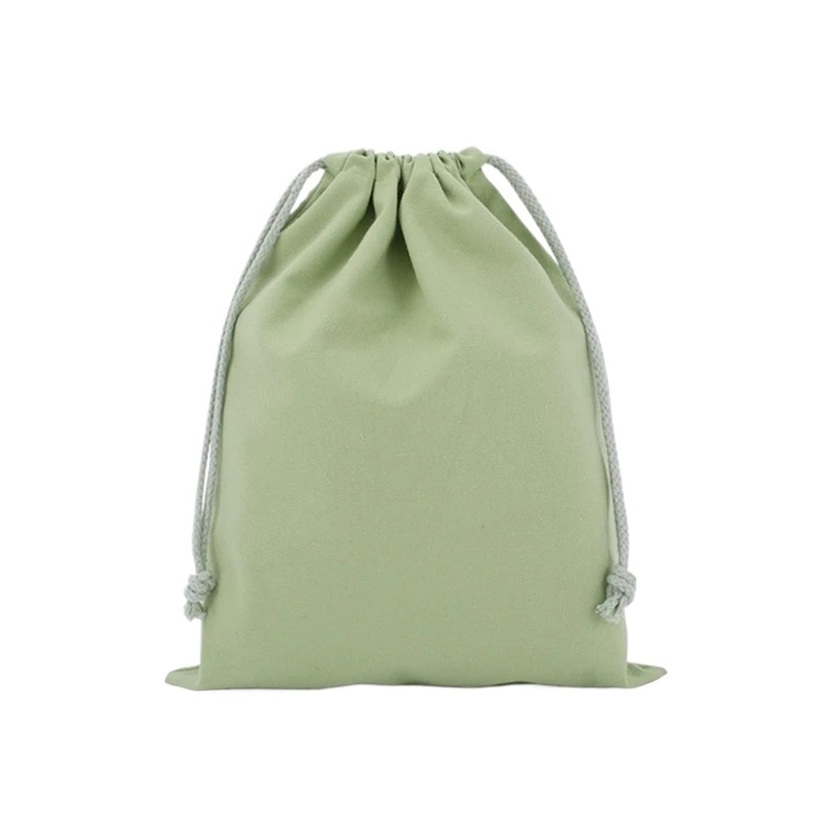 Linen Burlap Bag, Hessian Sack Drawstring Bags Multicolor Multiple Sizes(Green1,7x10cm)