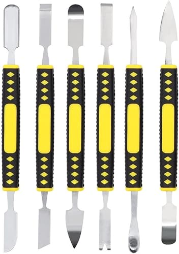 Juego de 6 barras de metal para reparación de electrónica de precisión, herramientas manuales de metal, herramientas de reparación de electrónica