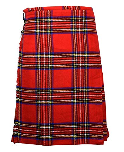 Image of 8 Yard Mens Kilt - Authentic Tartan Kilt for Men Highland Outfit for Weddings & Traditional Scottish Wear