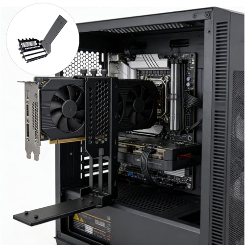 Support Carte Graphique Vertical PCIE 4.0 Réglable et Compact pour Boîtier PC