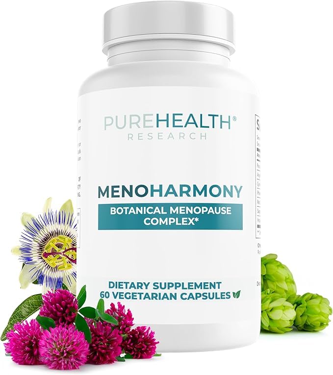 Evorina MenoHarmony Menopause Support Supplement for Women Hormone Harmony - Estrogen Pills for Natural Menopause Relief - Helps Ease Hot Flashes, Night Sweats, Renews Hormone Balance for Women - for 1 Month | High Strength Herbal Supplement | Clean Label Ayurvedic Wellness-image-33