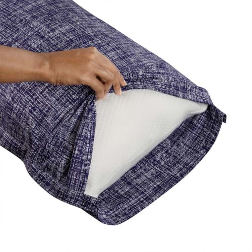 Image of Wakefit 100% Cotton Pillow Cover Set of 2 | 200 TC Soft & Breathable Pillow Cases | Standard Size 18 x 27 Inch | Skin Friendly, Durable & Gentle Machine Washable | Mambo