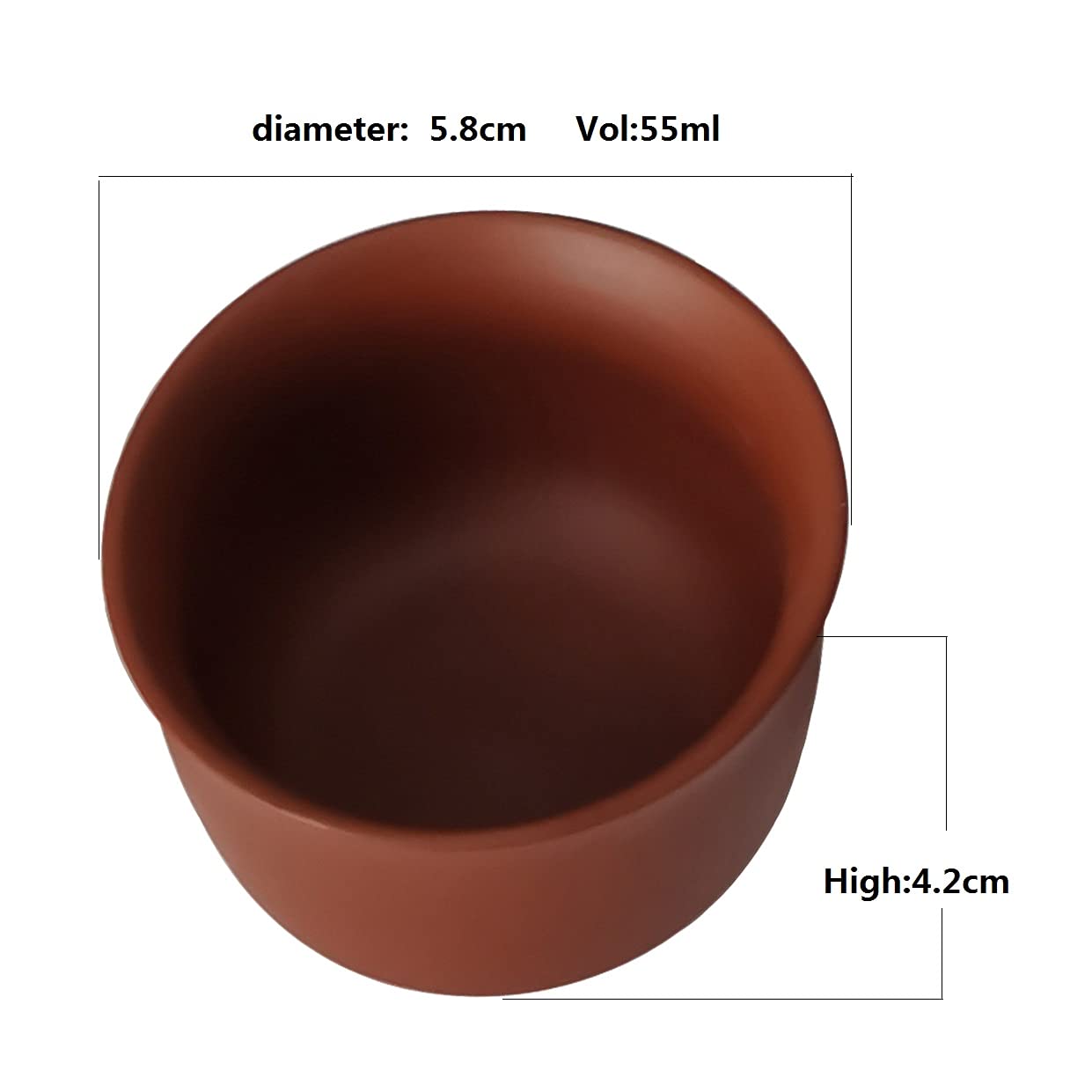 Juego de té Chino, Juego de té de cerámica de Kung fu, Tetera, Taza, Ceremonia del té, Regalo (Rojo)