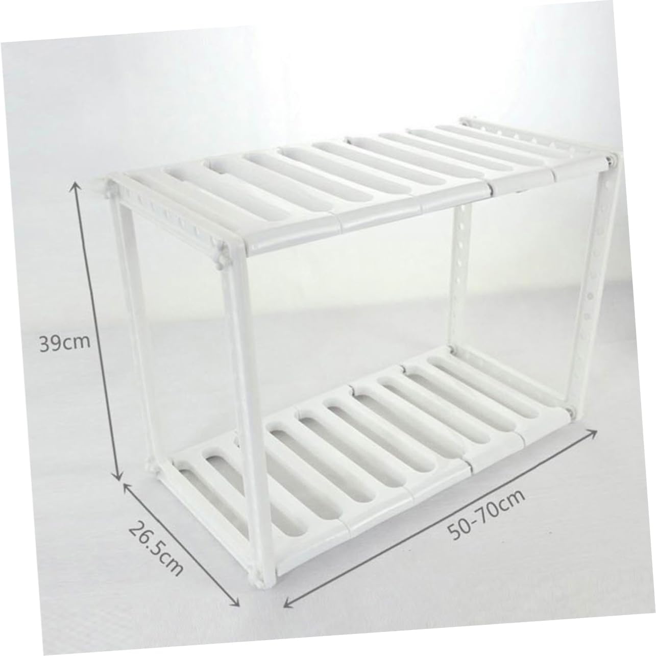 Adjustable Over The Sink Dish Rack Retractable Cutlery Sink Holder 2 Layers Drainer Rack for Efficient Drying