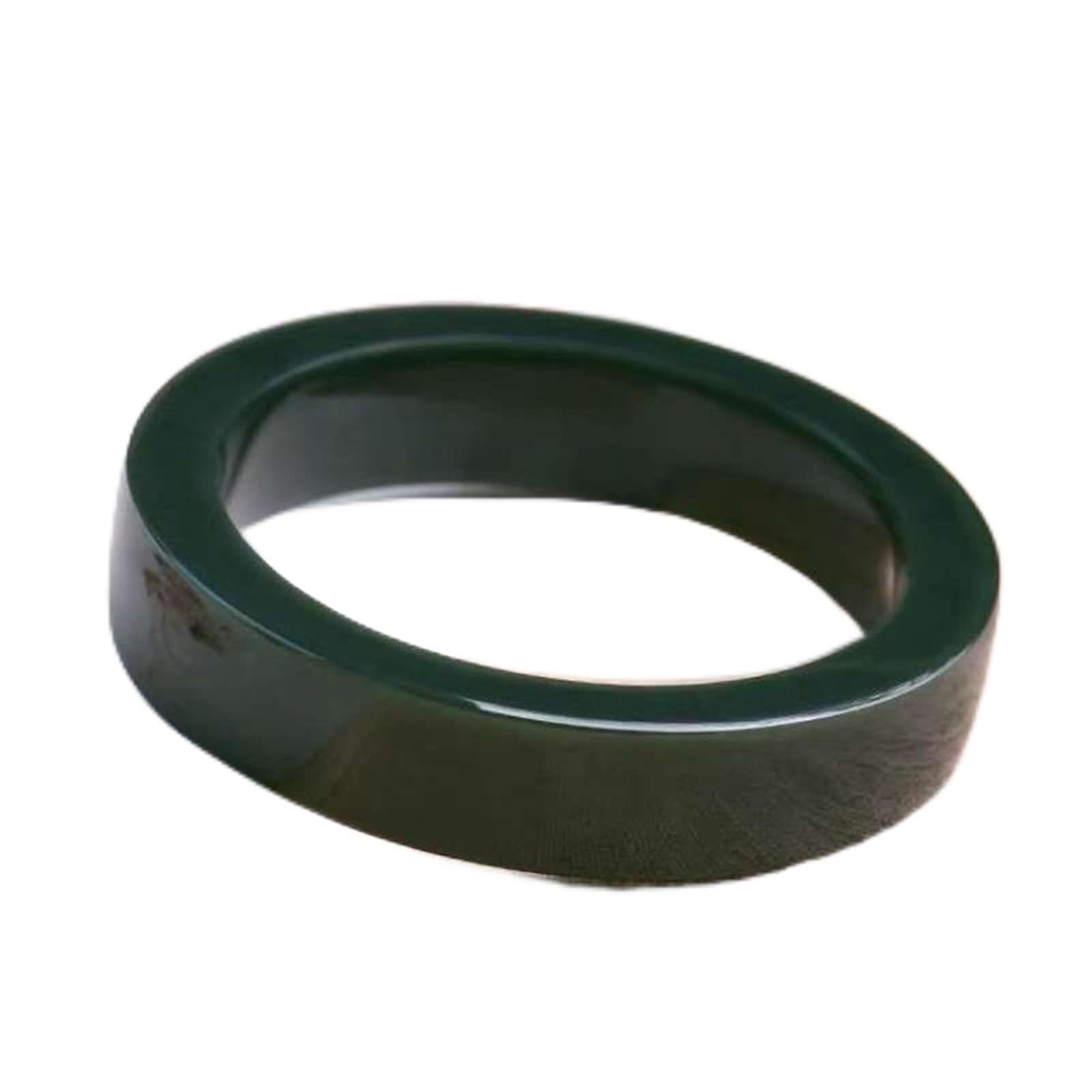 Natural chino Tian Jade tallada a mano amplia pulsera cuadrada moda boutique joyería femenina pulsera de zafiro regalo popular