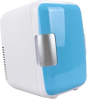 SECRET DESIRE Mini Personal Fridge Compact 12V Personal Refrigerator for Office Home Cabin Blue