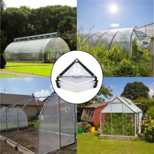 Bâche transparente de jardin imperméable et tissu isolant - 5