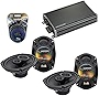 Harmony Audio Compatible with Dodge Avenger 2007-2014 Factory Speaker Replacement Bundle (2) R69 & CXA360.4 Amp