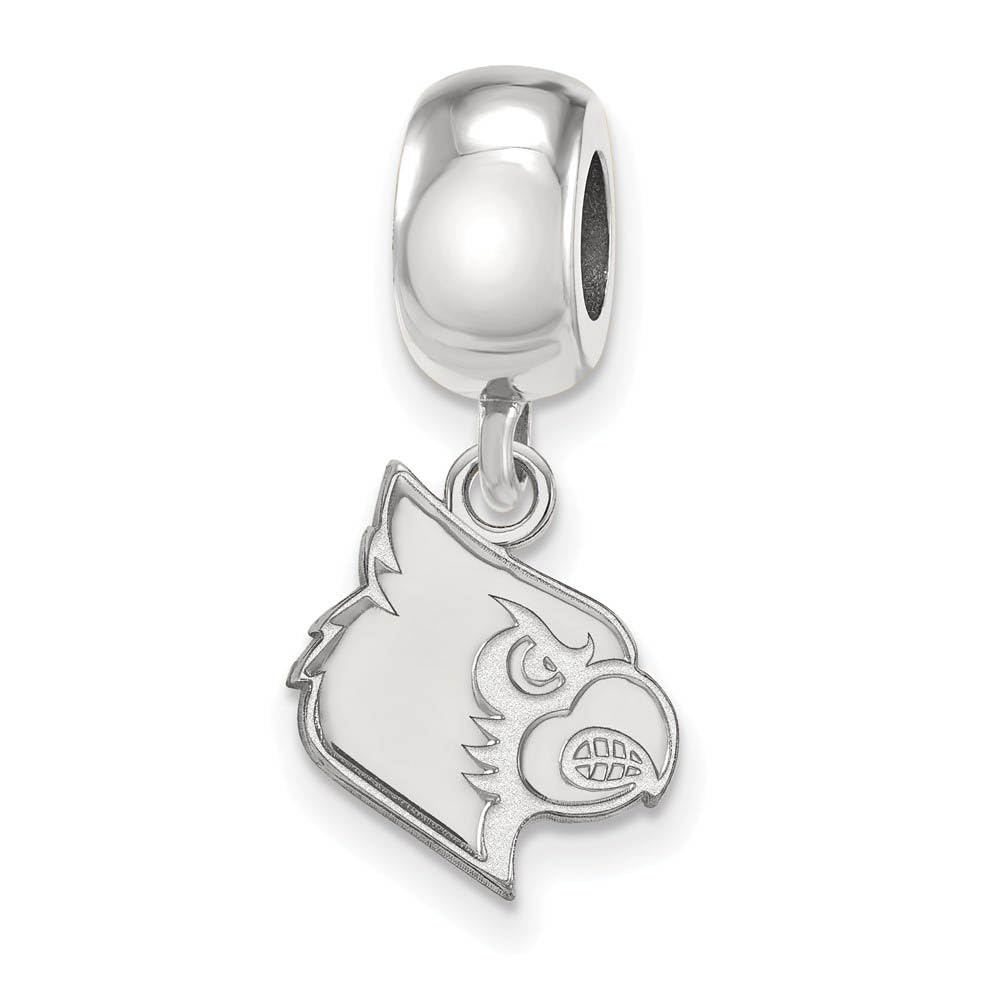 LogoArt Sterling Silver University of Louisville Small Dangle Bead Charm