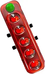 Sinalizador Lanterna Traseiro Para Bike Led Multicores Mtb Speed