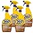 Zep Hardwood and Laminate Floor Cleaner - 32 Oz (Case of 4) - ZUHLF324 - Cleans Spots, Stains, and Scuffs while Restoring Shine on Hardwood, Laminate, Cabinet Doors, Crown Molding, and MORE