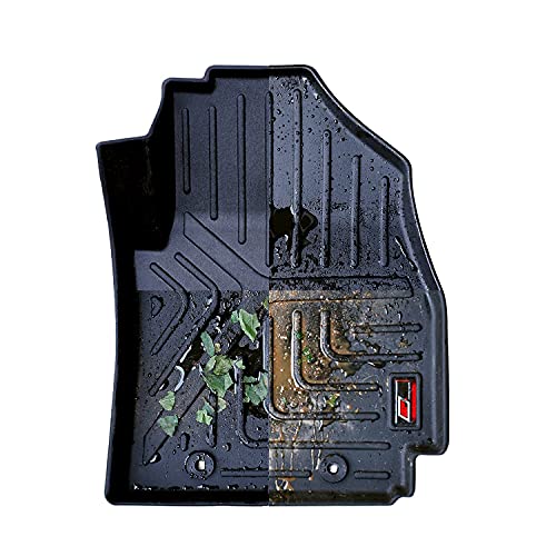 Image of GFX TPV Premium Life Long Car Floor Foot Mats Compatible with MG Hector (2019) Onwards (Black)