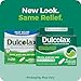 Dulcolax Stimulant Laxative Medicated Suppositories, Predictable & Effective Constipation Relief, Bisacodyl 10 mg, 4 Count