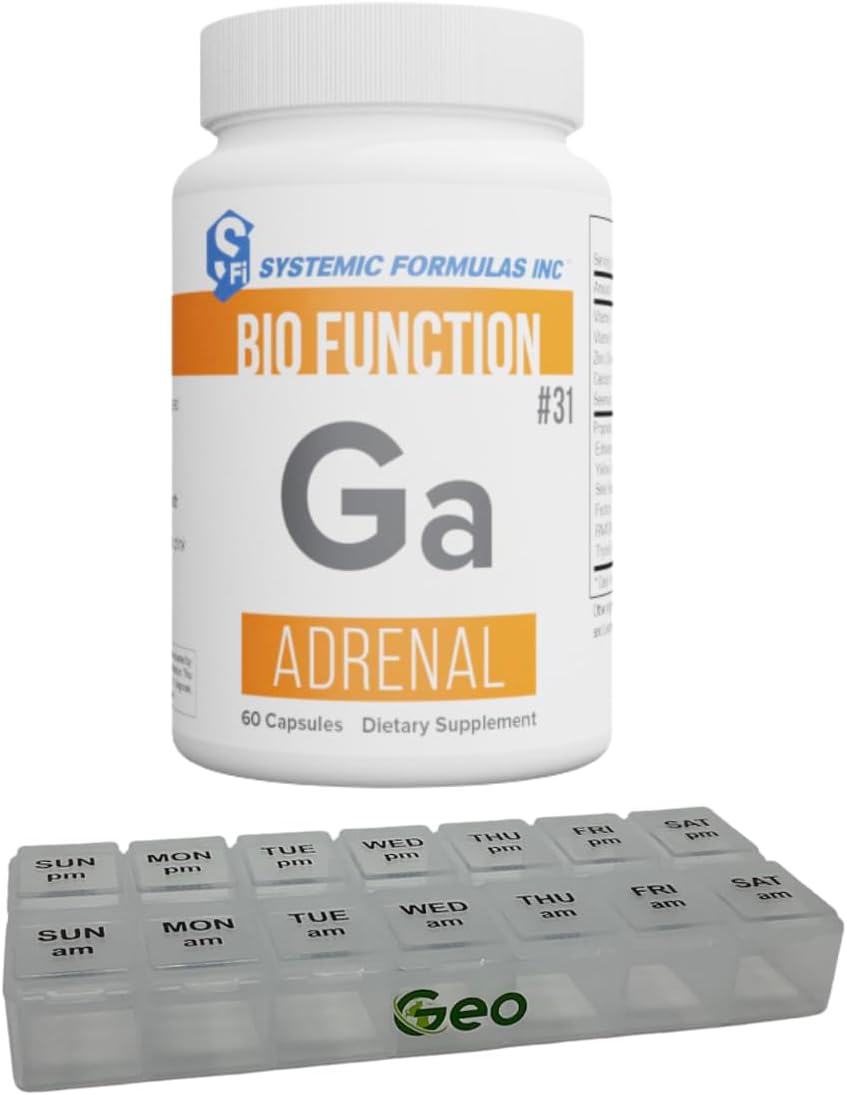 Systemic Formulas Ga Adrenal Energy Support: #31 - Ga - Adrenal Cortex Support 60 Capsules