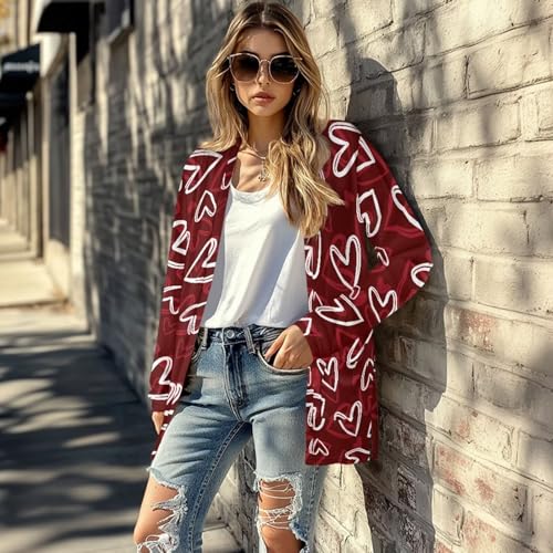 Image of Cardigan for Women Long Sweater Open Front Sweaters Fashion Lightweight Cardigans with Pockets